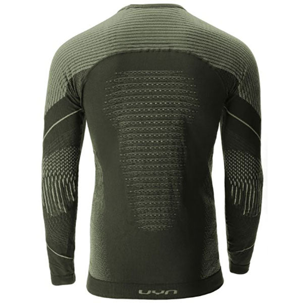 UYN, UOMO EVOLUTYON XTREME COMFORT UW SHIRT MANICA LUNGA, verde tattico/antracite