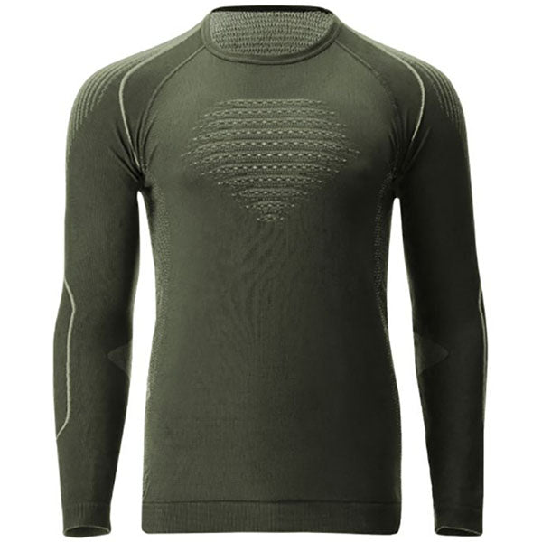 MAN EVOLUTYON XTREME REGULAR UW SHIRT LANGARM, tactical green/anthracite