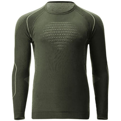 MAN EVOLUTYON XTREME REGULAR UW SHIRT LANGARM, tactical green/anthracite