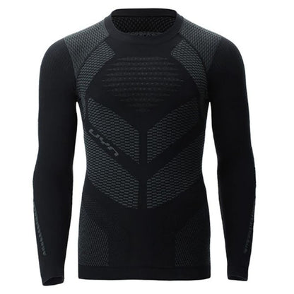 MAGLIA DONNA AMBITYON DEFENDER UW MANICA LUNGA, nera/antracite