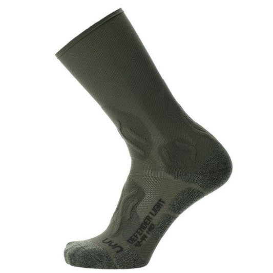 MAN DEFENDER LIGHT MID SOCKS, tactical green