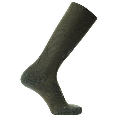 CALZINI UOMO DEFENDER MERINO HIGH, verde tattico