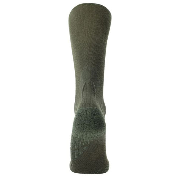 CALZINI UOMO DEFENDER MERINO HIGH, verde tattico