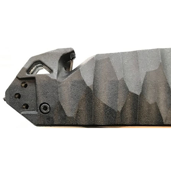 Coltello chiudibile CAC S200, affilatura liscia, nero