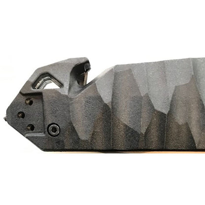 Coltello chiudibile CAC S200, affilatura liscia, nero