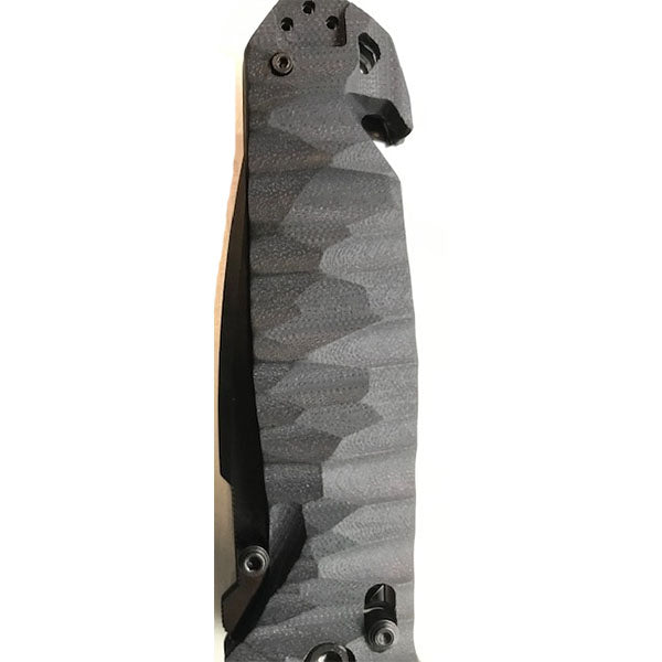 Couteau pliant CAC S200, meulage lisse, G10, noir