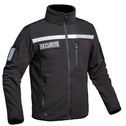 A10, Fleecejacke SECU-ONE SECURITE HV-TAPE, black