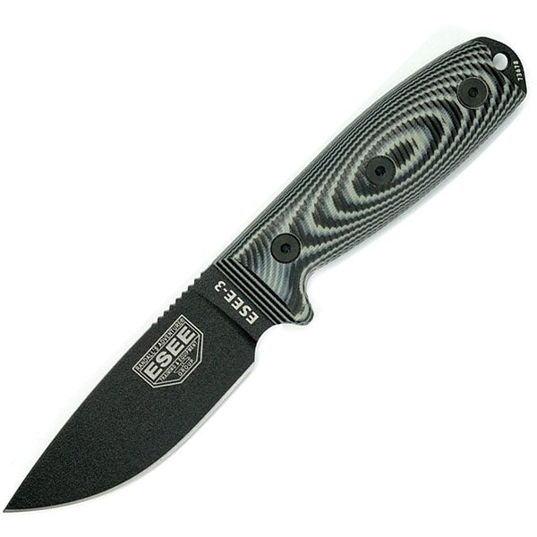 MODELLO 3 3D, finitura liscia, nero/grigio