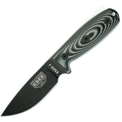 MODELLO 3 3D, finitura liscia, nero/grigio