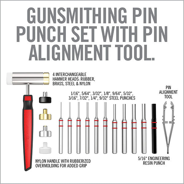 Waffenwerkzeug-Kit ACCU-PUNCH HAMMER & PUNCHES