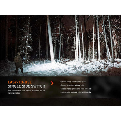 Torcia tattica a LED E35R, 3.100 lumen (batteria inclusa)