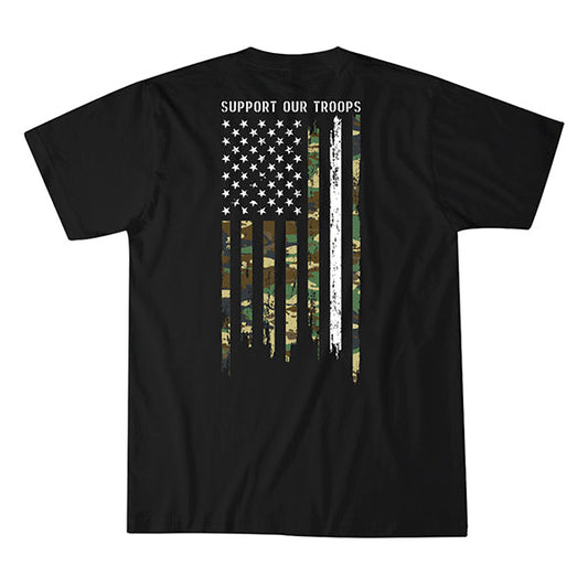 Maglietta FLAG CAMO, nera