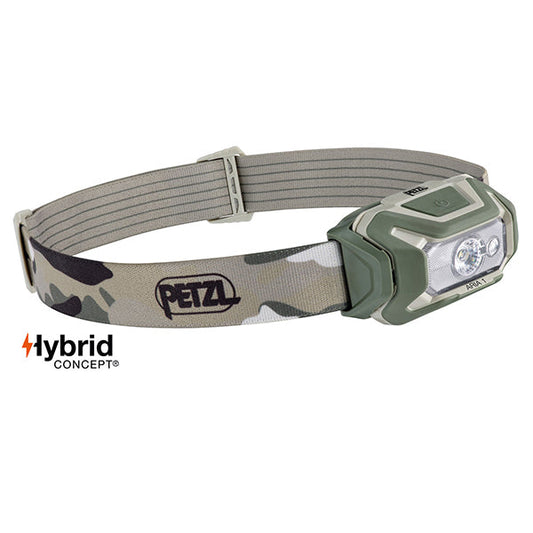Stirnlampe ARIA 1 RGB, camo, 350 Lumen (inkl. 3 AAA Batterien)