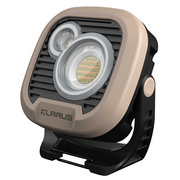 Lampada da campeggio a LED WL3, 1.500 lumen, (batteria inclusa), marrone chiaro