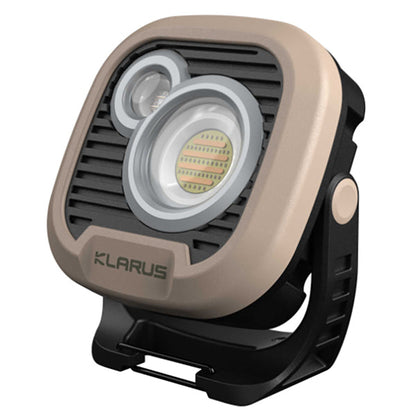 Lampada da campeggio a LED WL3, 1.500 lumen, (batteria inclusa), marrone chiaro