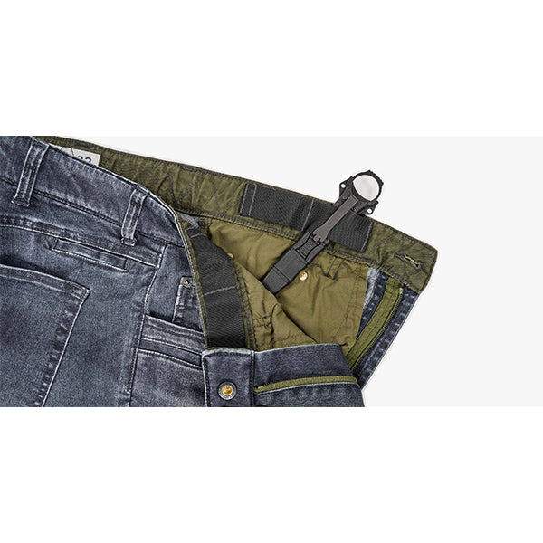 Pantaloni tattici TACULUS CCW JEANS, blu medio