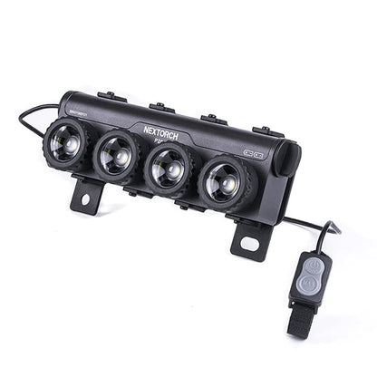 Taktische LED-Lampe P20 4K, 4'000 Lumen (inkl. Akkus)