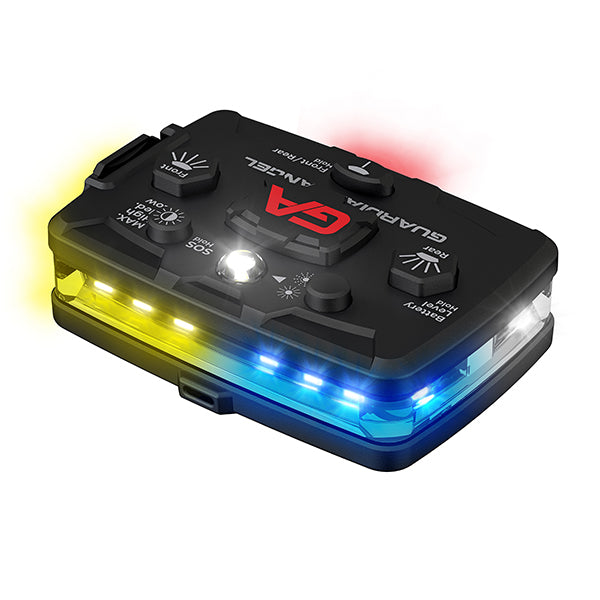 Luce di sicurezza GUARDIAN ANGEL ELITE BIANCO/BLU E GIALLO, incl. batteria