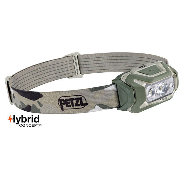 Lampe frontale ARIA 2 RGB, camouflage, 450 lumens (avec 3 piles AAA)