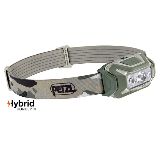 Stirnlampe ARIA 2 RGB, camo, 450 Lumen (inkl. 3 AAA Batterien)
