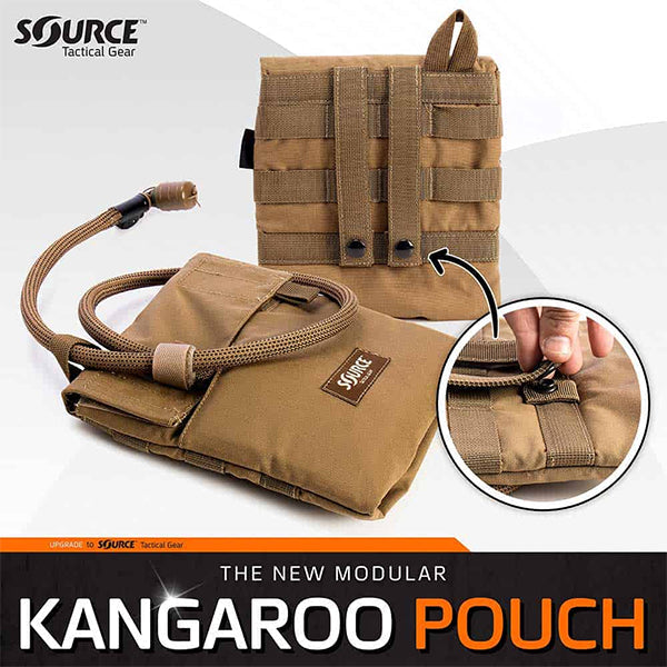 Sac à boire tactique KANGOUROU 1L, coyote