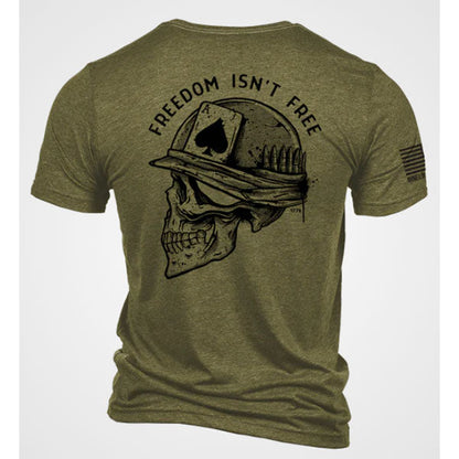 T-Shirt FREEDOM ISN'T FREE, olive  