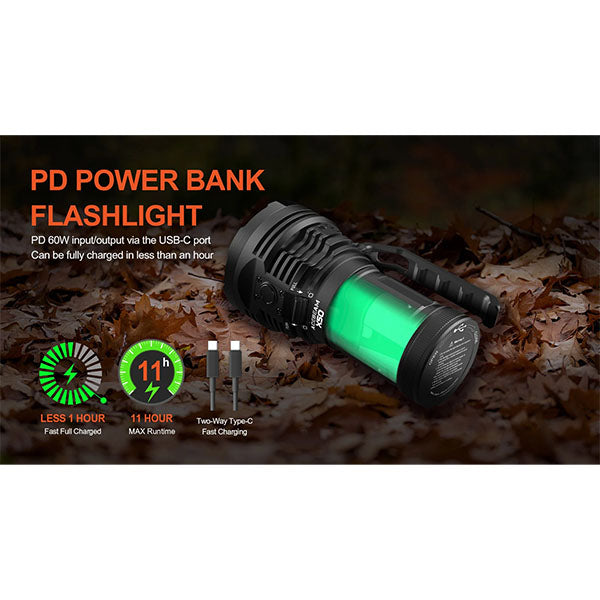 Projecteur tactique X50 2.0, 45 000 lumens (batterie incluse)