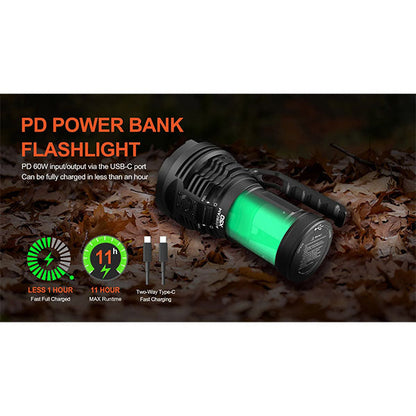 Projecteur tactique X50 2.0, 45 000 lumens (batterie incluse)
