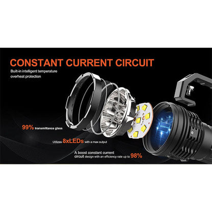 Projecteur tactique X50 2.0, 45 000 lumens (batterie incluse)