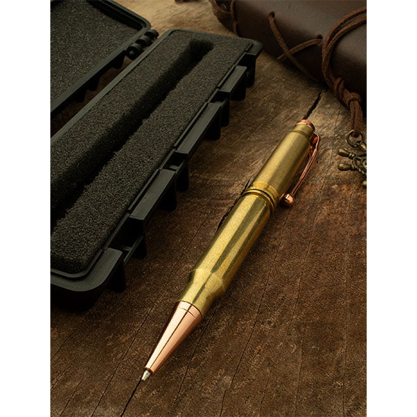 Stylo à bille rotatif rechargeable .308 Real Bullet