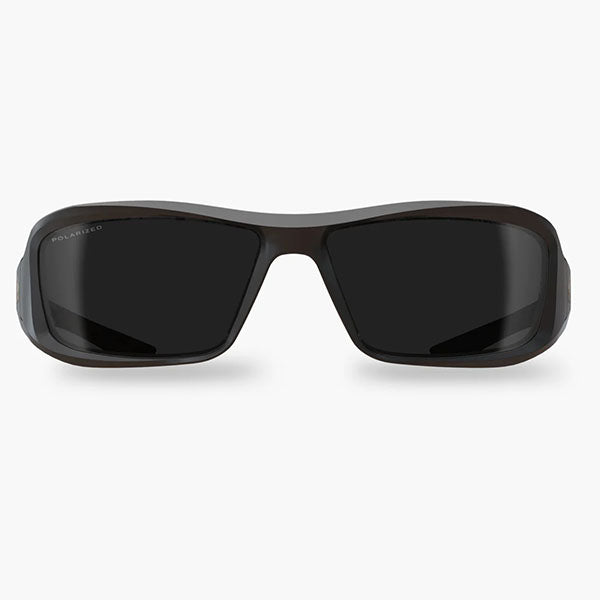 Occhiali da sole HAMEL, montatura nera opaca soft touch con aste sottili e lenti polarizzate con schermo anti-vapore (TXH716VS-TT)
