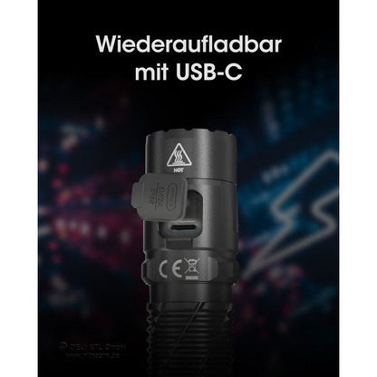 Lampe de poche tactique LED MH12 PRO, 3 300 lumens, batterie incluse