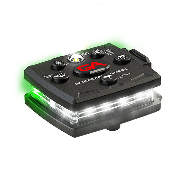 Luce di sicurezza GUARDIAN ANGEL MICRO BIANCO/VERDE, incl. batteria