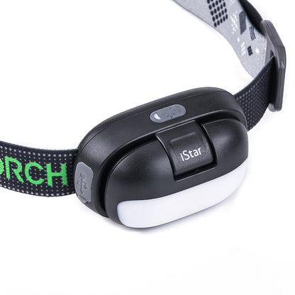 LED-Stirnlampe iStar Natural Light Flip-Switch, 450 Lumen (inkl. Akku)