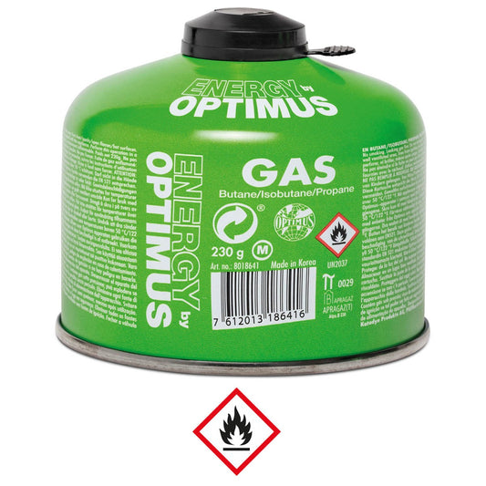 Cartuccia di gas, OPTIMUS, butano/isobutano/propano, 230 g