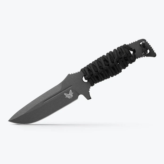 Messer Fixed Adamas Black Paracord Drop-Point