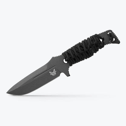 Messer Fixed Adamas Black Paracord Drop-Point