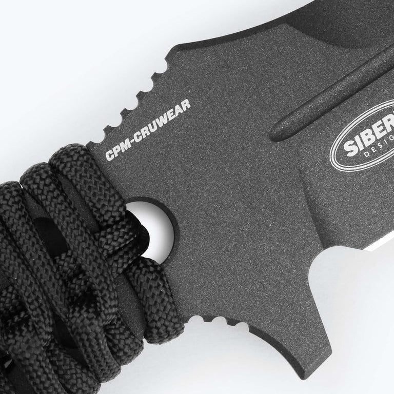 Messer Fixed Adamas Black Paracord Drop-Point