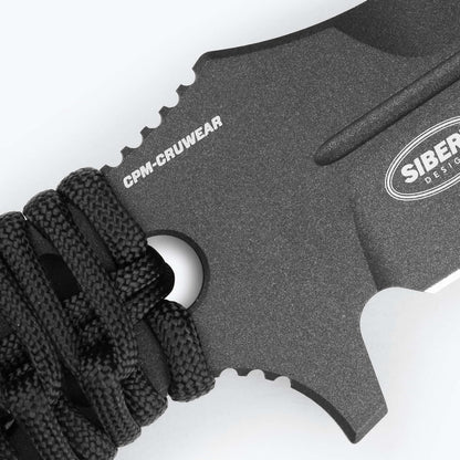 Messer Fixed Adamas Black Paracord Drop-Point
