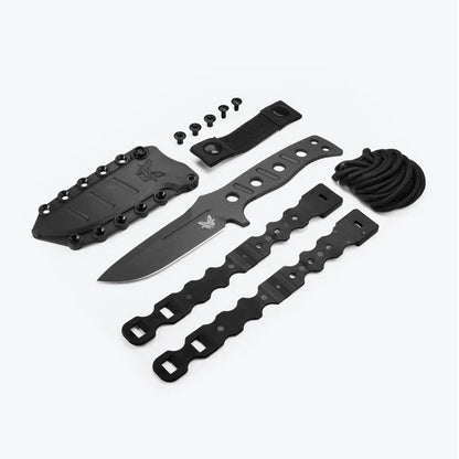 Messer Fixed Adamas Black Paracord Drop-Point