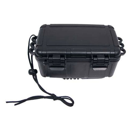 BOX KUNSTSTOFF WASSERDICHT, SCHWARZ, 16.5x12x7 cm.