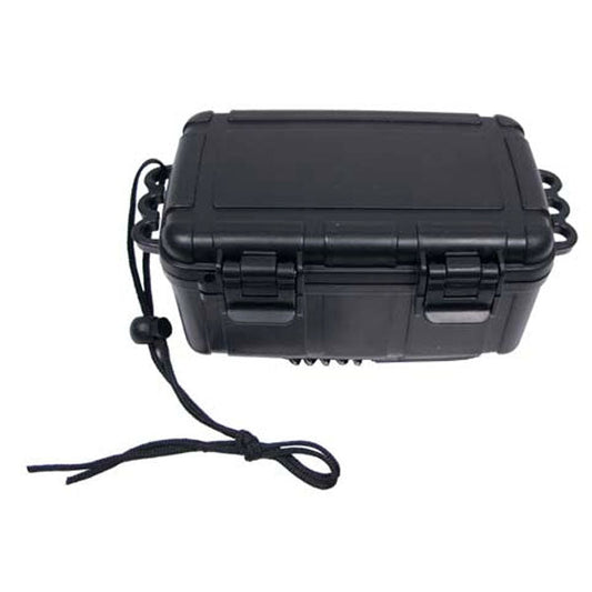 BOX KUNSTSTOFF WASSERDICHT, SCHWARZ, 16.5x12x7 cm.