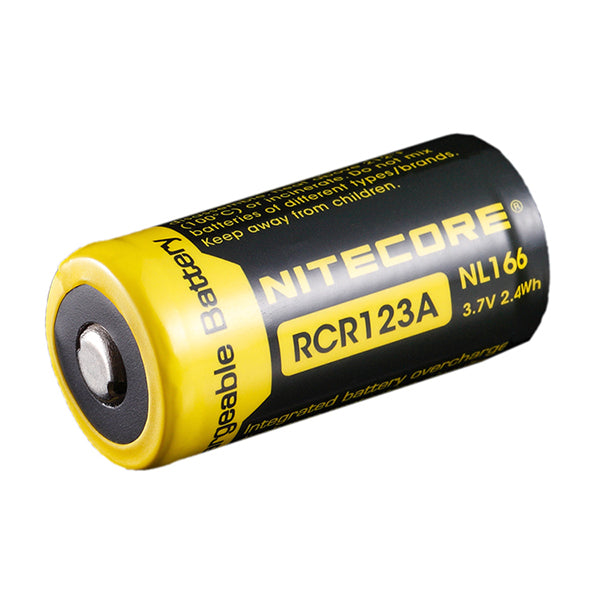 NITECORE LITHIUM IONEN AKKU TYP 16340 / RCR123 - mit Schutzschaltung