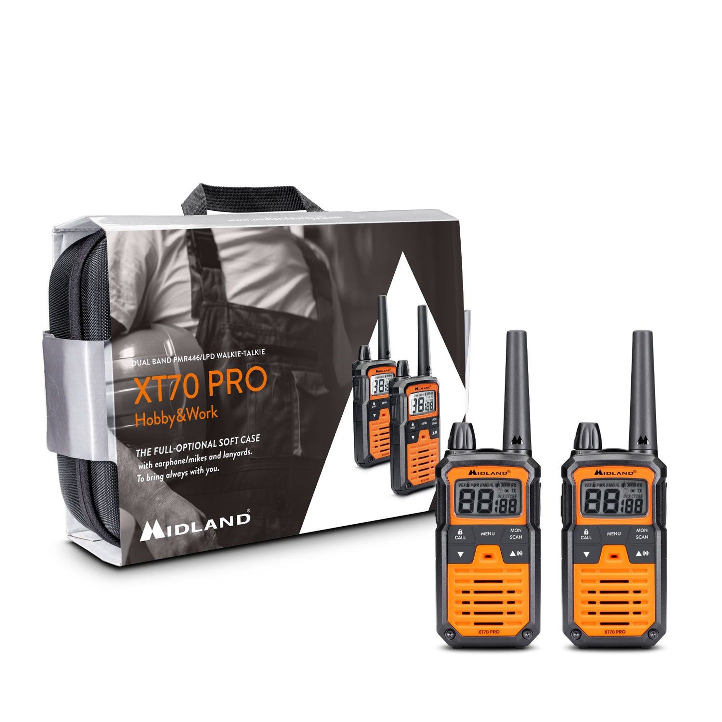 XT70 Pro Hobby & Work Twin Walkie Talkie (2er-Set)