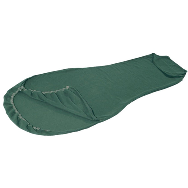 SACCO A PELO INTERNO GRIZZLY, cerniera OLIVA a sinistra