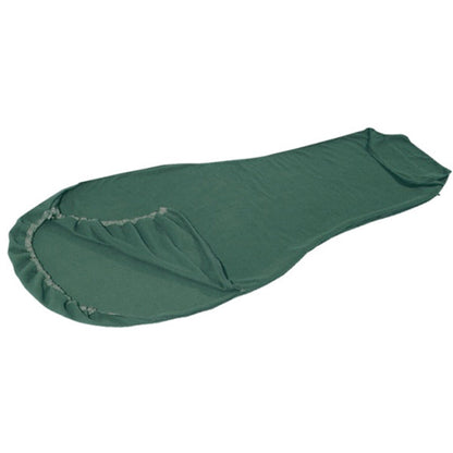 SACCO A PELO INTERNO GRIZZLY, cerniera OLIVA a sinistra