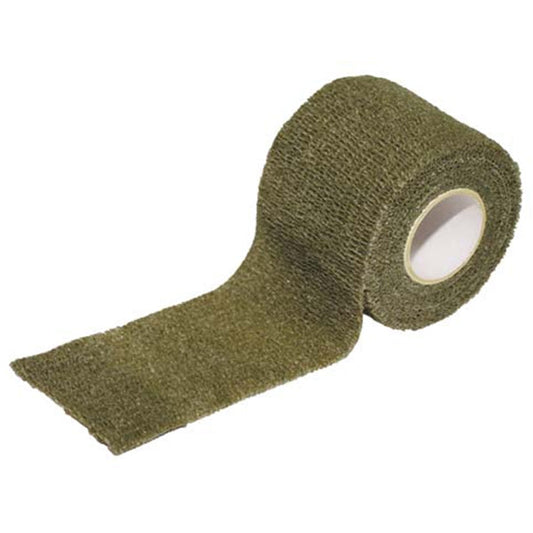Nastro mimetico, autoadesivo, 5 cm x 4,5 m, verde oliva 