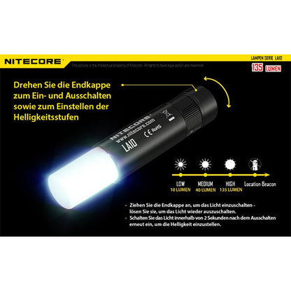 LAMPE DE POCHE LED LA10 - 135 lumens (sans pile)