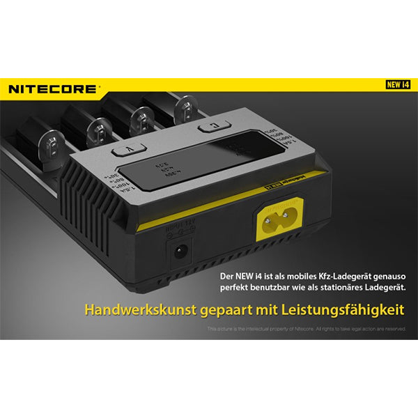 NITECORE INTELLIGENTES AKKU-LADEGERÄT, NC-NUi4