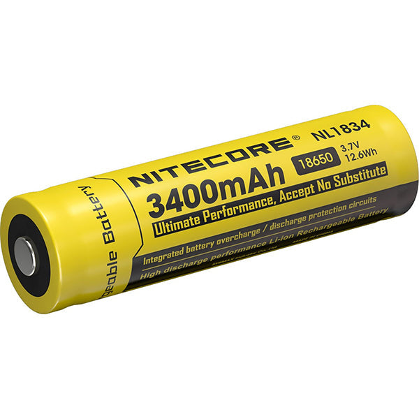 Batterie 18650 : NL1834 - 3'400mAh avec circuit de protection